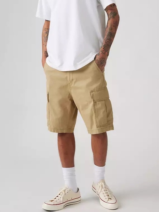 Levi's Other - Levi’s Men’s Beige Tan Carrier Cargo Shorts size 36 9” New NWT Cotton Summer